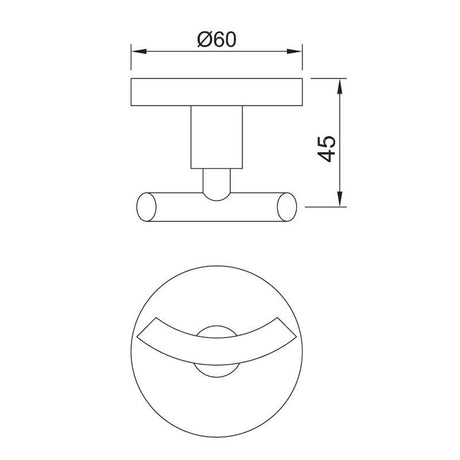 DOUBLE HOOK - JAQUAR FAUCETS -  ( CHROME - CONTINENTAL ACC. - 0x0 mm - 0inchx0inch )