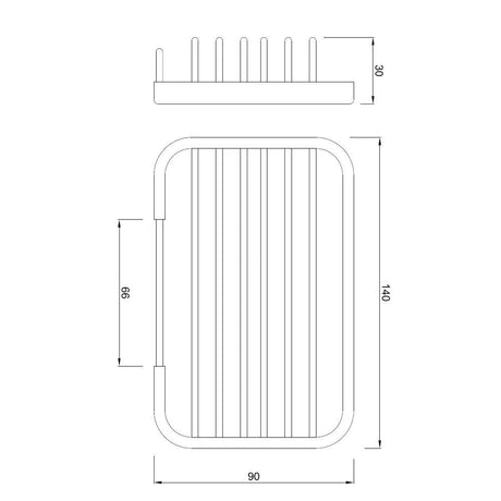 SHOWER BASKET SMALL - JAQUAR FAUCETS - ( CHROME - CONTINENTAL ACC. - 0x0 mm - 0inchX0inch )