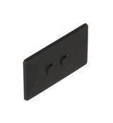 CONTROL PLATE - ARTIZE CISTERN -  ( BLACK MATT - VIC PNEUMATIC - 0x15 mm - 0inchX0.6inch )