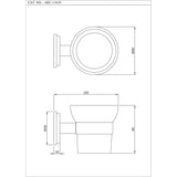 TUMBLER HOLDER - ESSCO FAUCET -  ( CHROME - ACCESSORIES - 0x0 mm - 0inchx0inch )