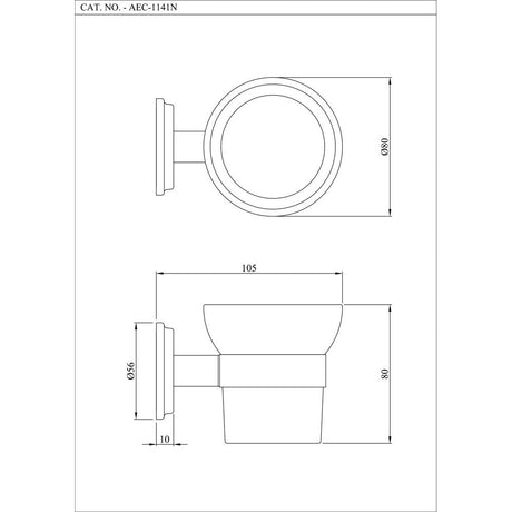TUMBLER HOLDER - ESSCO FAUCET -  ( CHROME - ACCESSORIES - 0x0 mm - 0inchx0inch )