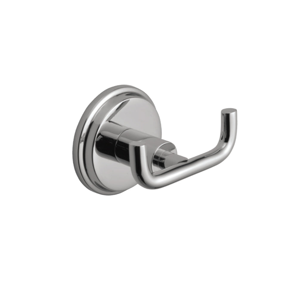 DOUBLE COAT HOOK - ESSCO FAUCET -  ( CHR - ACCESSORIES - 0x0 mm - 0inchx0inch )