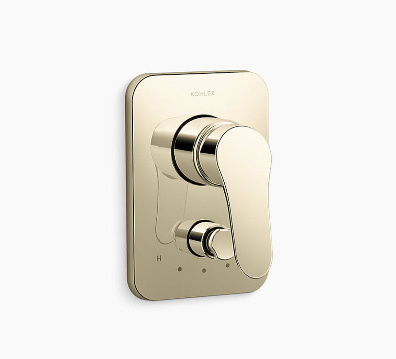 ACCLIV RECESSED BATH & SHOWER TRIM 40MM - KOHLER POPULAR -  ( FRENCH GOLD - POPULAR - 0x40 mm - 0inchX1.6inch )