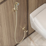 COMP.HEALTH FAUCET W/SPRAY & METAL HOSE - KOHLER POPULAR -  ( FRENCH GOLD - POPULAR - 0x0 mm - 0inchx0inch )