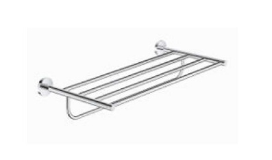 TOWEL RACK 24INCH - AUGA -  ( CHROME - CLASSIC - 0x600 mm - 0inchX24inch )