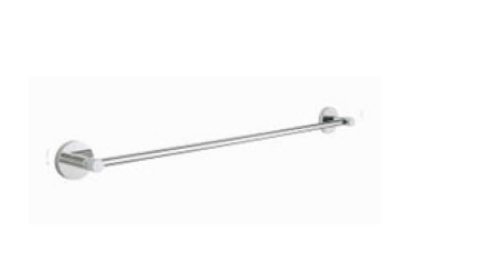 TOWEL ROD 24INCH - AUGA -  ( CHROME - CLASSIC - 0x600 mm - 0inchX24inch )