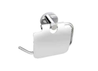 PAPER HOLDER WITH FLAP - AUGA -  ( CHROME - CLASSIC - 0x0 mm - 0inchx0inch )