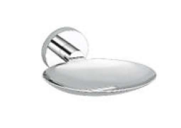 SOAP DISH BRASS - AUGA -  ( CHROME - CLASSIC - 0x0 mm - 0inchx0inch )