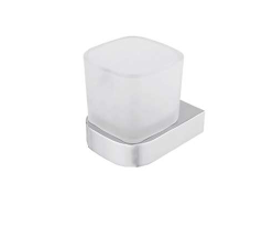 TUMBLER HOLDER - AUGA -  ( CHROME - AZZURO - 0x0 mm - 0inchx0inch )