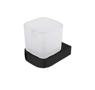 TUMBLER HOLDER - AUGA -  ( MATT BLACK - AZZURO - 0x0 mm - 0inchx0inch )