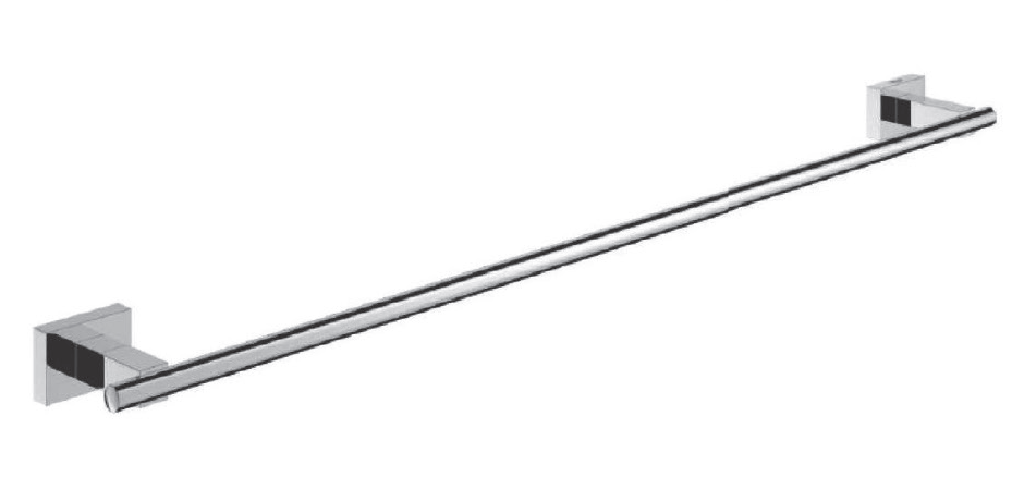 TOWEL ROD 24INCH - AUGA -  ( CHROME - SQUARE - 0x600 mm - 0inchX24inch )