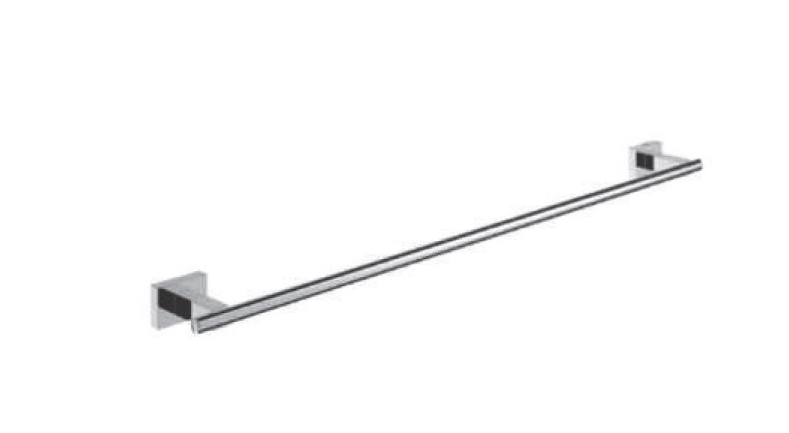 TOWEL ROD 14INCH - AUGA -  ( CHROME - SQUARE - 0x350 mm - 0inchX14inch )