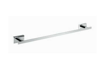 TOWEL ROD 24INCH - AUGA -  ( CHROME - PRISMA - 0x600 mm - 0inchX24inch )