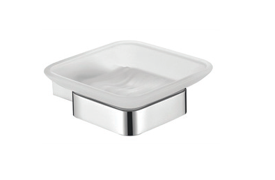 SOAP DISH WITH HOLDER - AUGA - (CHROME - KRAZA - 0x0 mm - 0inchX0inch)
