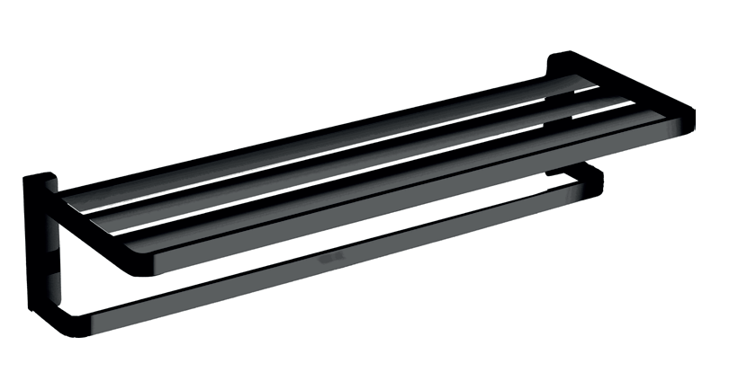 TOWEL RACK 24INCH - AUGA - (MATT BLACK - MELLIEUR - 0x600 mm - 0inchX24inch)