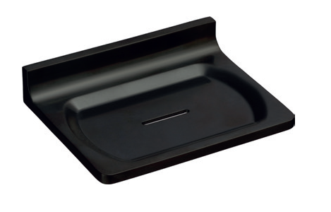 SOAP DISH - AUGA -  ( MATT BLACK - MELLIEUR - 0x0 mm - 0inchx0inch )