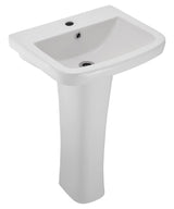 WALL HUNG WASH BASIN - ESSCO SWARE -  ( WHITE -  - 475x360 mm - 19inchX14.4inch )
