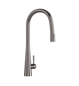 FLO2 SINGLE LEVER PULLDOWN SINK MIXER WITH SPRAY - ARTIZE FAUCET -  ( BLACK CHROME - KITCHEN - 0x15 mm - 0inchX0.5inch )