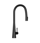 FLO2 SINGLE LEVER PULLDOWN CONICAL SINK MIXER - ARTIZE FAUCET -  ( BLACK MATT - AKF - 0x15 mm - 0inchX0.5inch )