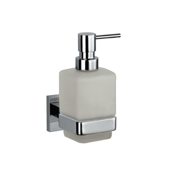 SOAP DISPENSER WITH GLASS BOTTLE - JAQUAR FAUCETS - ( CHROME - ACC. KUBIX PRIME - 0x0 mm - 0inchX0inch )