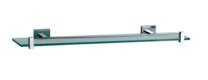 GLASS SHELF - JAQUAR FAUCETS -  ( CHROME - ACC. KUBIX PRIME - 0x600 mm - 0inchX24inch )