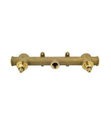 CONCEALED BODY OF TWO CONCEALED STOP COCKS 200MM CENTRE (WITHOUT EXPOSED PARTS)- ARTIZE FAUCET -  ( CHROME - VIC - 0x15 mm - 0inchX0.5inch )