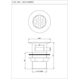 WASTE COUPLING H/T - ESSCO FAUCET -  ( CHROME - ALLIED - 0x32 mm - 0inchX1.5inch )