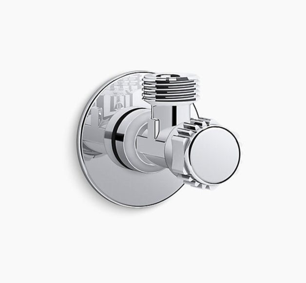 COMPLEMENTARY-ANGLE COCK W/FLANGE - KOHLER POPULAR -  ( POLISHED CHROME - POPULAR - 0x0 mm - 0inchx0inch )
