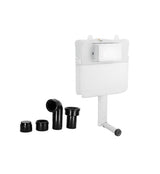 PNEUMATIC SINGLE PIECE SLIM CONCEALED CISTERN BODY - ARTIZE CISTERN -  ( WHITE - PNEUMATIC - 0x15 mm - 0inchX0.5inch )