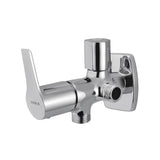 2-WAY ANGULAR STOP COCK WITH WALL FLANGE - ESSCO FAUCET -  ( CHROME - ASPIRE - 0x0 mm - 0inchx0inch )