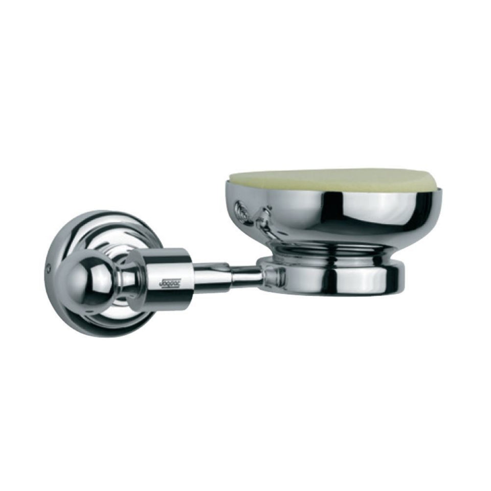 SOAP  DISH - JAQUAR FAUCETS -  ( CHROME - QUEENS ACC. - 0x0 mm - 0inchx0inch )
