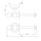 TOILET PAPER HOLDER - JAQUAR FAUCETS -  ( CHROME - QUEENS ACC. - 0x0 mm - 0inchx0inch )