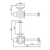 TOILET PAPER HOLDER TWIN TYPE - JAQUAR FAUCETS -  ( STAINLESS STEEL - QUEENS ACC. - 0x0 mm - 0inchx0inch )