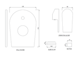 SLEXPOSED PART DIV KIT BUTTON TOP - JAQUAR FAUCETS -  ( CHROME - ARIA - 0x15 mm - 0inchX0.5inch )