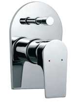 SLEXPOSED PART DIV KIT BUTTON TOP - JAQUAR FAUCETS -  ( CHROME - ARIA - 0x15 mm - 0inchX0.5inch )