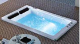 BATH TUB WITH PANEL (HT - 650MM)- OYSTER -  ( WHITE - ARIKA - 1850x1250 mm - 74inchX50inch )