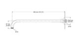MASTRSHOWER-ELBOW SHOWER ARM - KOHLER PREMIUM -  ( POLISHED CHROME - PREMIUM - 0x0 mm - 0inchx0inch )
