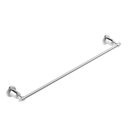 SINGLE TOWEL RAIL 600MM LONG - ARTIZE FAUCET -  ( CHROME - VIC - 0x600 mm - 0inchX24inch )
