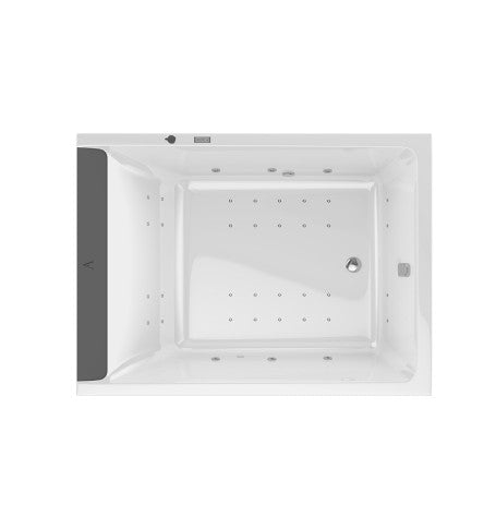 LEXA SUPERIOR WHIRLPOOL AND AIRPOOL COMBI SYSTEM - ARTIZE WELLNESS -  ( WHITE - WHIRLPOOL - 1900x1400 mm - 76inchX56inch )