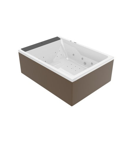 LEXA SUPERIOR WHIRLPOOL AND AIRPOOL COMBI SYSTEM WITH FILTRATION SYSTEM - ARTIZE WELLNESS -  ( WHITE - WHIRLPOOL - 1900x1400 mm - 76inchX56inch )
