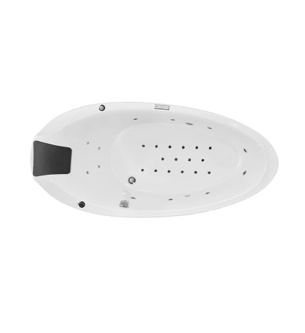TIAARA SUPERIOR WHIRLPOOL AND AIRPOOL COMBI SYSTEM - ARTIZE WELLNESS -  ( WHITE - TIAARA - 1900x900 mm - 76inchX36inch )
