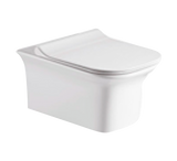 AGNESE WALL MOUNTED EWC ( BOLT DISTANCE 7INCH) - HINDWARE -  ( STAR WHITE - ITALIAN - 550x350x350 mm - 22inchx14inchx14inch )