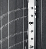 SHOWER PANEL 304 STAINLESS STEEL - AQUANT - ( METALLIC BRUSHED FINISH - - 0x15 mm - 0inchX0.5inch )