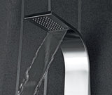 SHOWER PANEL 304 STAINLESS STEEL - AQUANT - ( METALLIC BRUSHED FINISH - - 0x15 mm - 0inchX0.5inch )