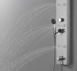 SS SHOWER PANEL MULTI FLOW - AQUANT - ( MATT FINISH - RETRO - 1420x180 mm - 56.8inchX7.2inch )