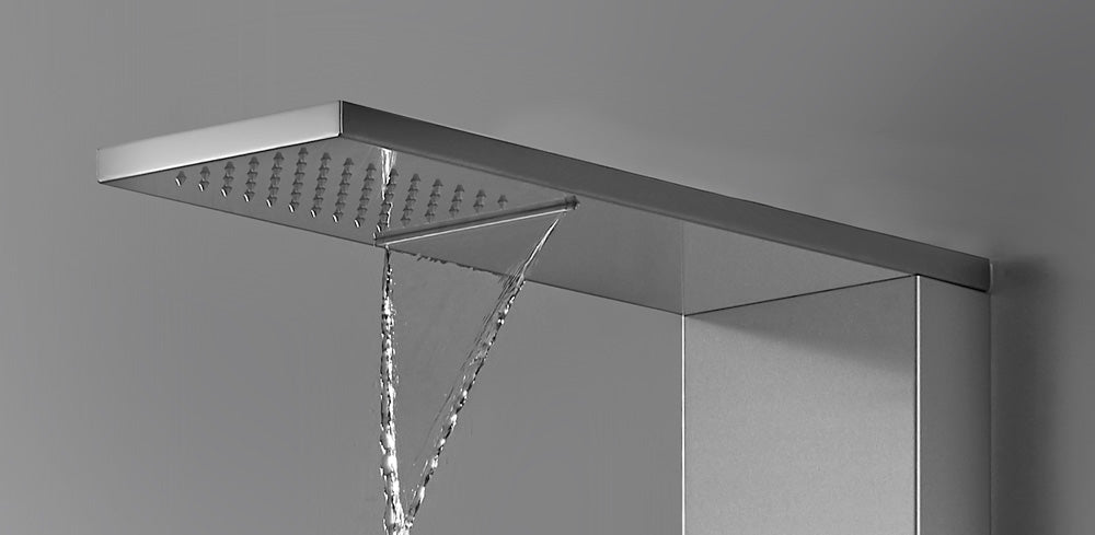 SS SHOWER PANEL MULTI FLOW - AQUANT - ( MATT FINISH - RETRO - 1420x180 mm - 56.8inchX7.2inch )