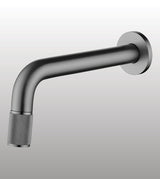MOUTH OPERATED WALL BASIN TAP - AQUANT -  ( GRAPHITE GREY -  - 210x0 mm - 8.4inchX0inch )