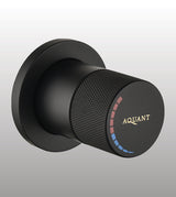 CON WALL MOUNTED DEUSCH MIXER W/PROGRESSIVE CARTRIDGE - AQUANT - ( MATT BLACK - - 0x0 mm - 0inchX0inch )