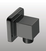 BRASS SQUARE WALL OUTLET - AQUANT -  ( GRAPHITE GREY -  - 0x0 mm - 0inchx0inch )