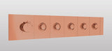 HIGH FLOW THERMOSTATIC MULTIFUNCTION DIVTR W/5OUTLET & FLOW CTRL(20MM INLET) - AQUANT - ( ROSE GOLD - - 0x0 mm - 0inchX0inch )